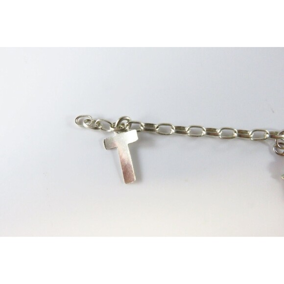 Christian Cross Cable Chain Charm Bracelet in Sterling Silver 7" Spring Ring - Picture 2 of 10